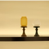 烛台 明清中式 玻璃灯罩 陶瓷 家具摆件 蜡烛香薰灯 亦宋书院宋式