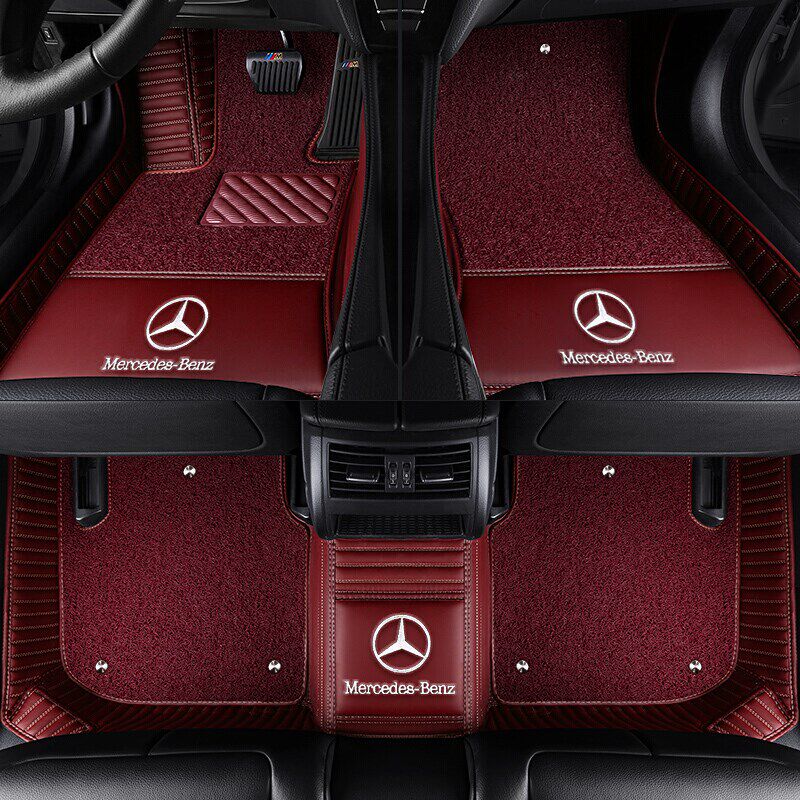 奔驰C260L C200L C180L E300L S320L GLC260L GLA全包围汽车脚垫