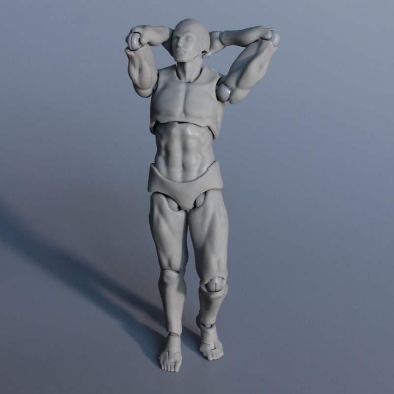 2.0升级款人体模型绘画参考素描精工人体模型1/12人偶关节可动人