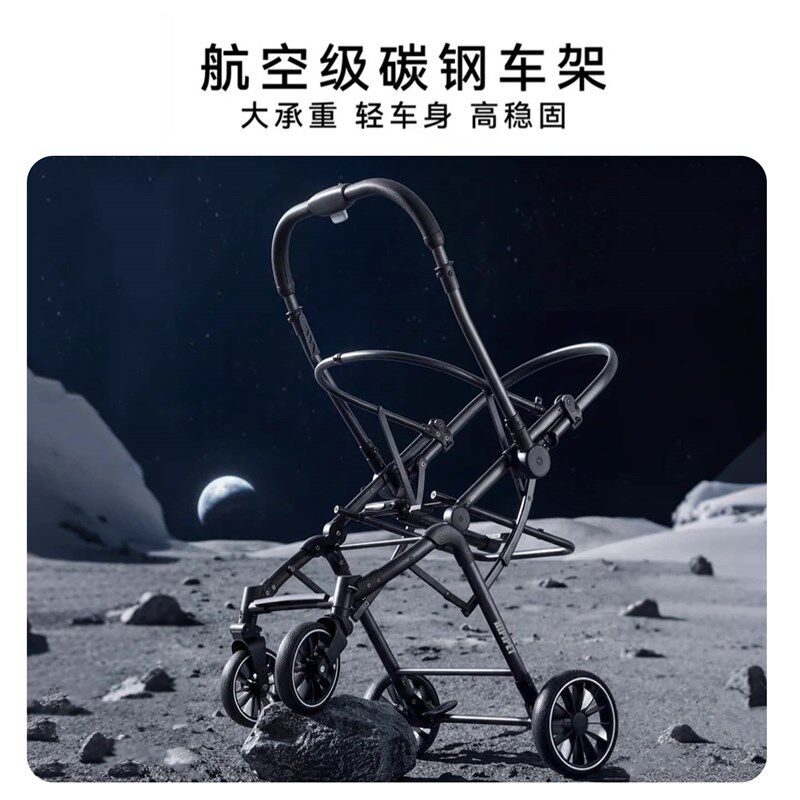 宠物手推车外出轻便一键折叠自动收车小型犬狗推车猫车宠物婴儿车
