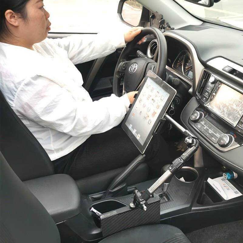 车载平板电脑架主副驾车后座椅缝隙ipad多功能手机通用导航支架