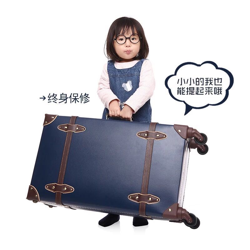 网红ins旅行箱复古皮箱拉杆箱男学生行李箱女24寸旅行箱万向轮