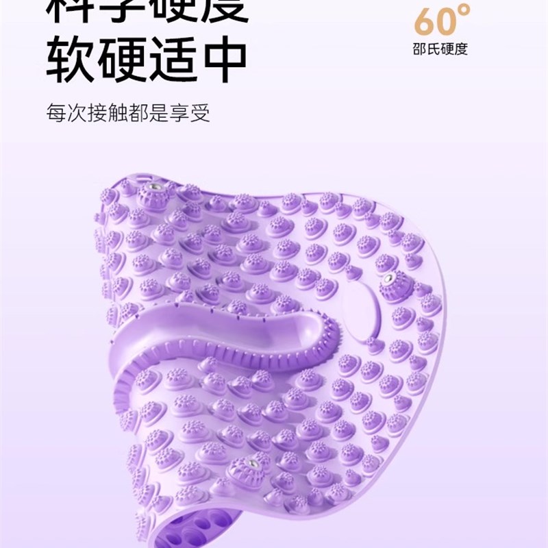 圆形硅胶指压板足底按摩脚垫家用新款磁石超痛趾压板超慢跑足底垫