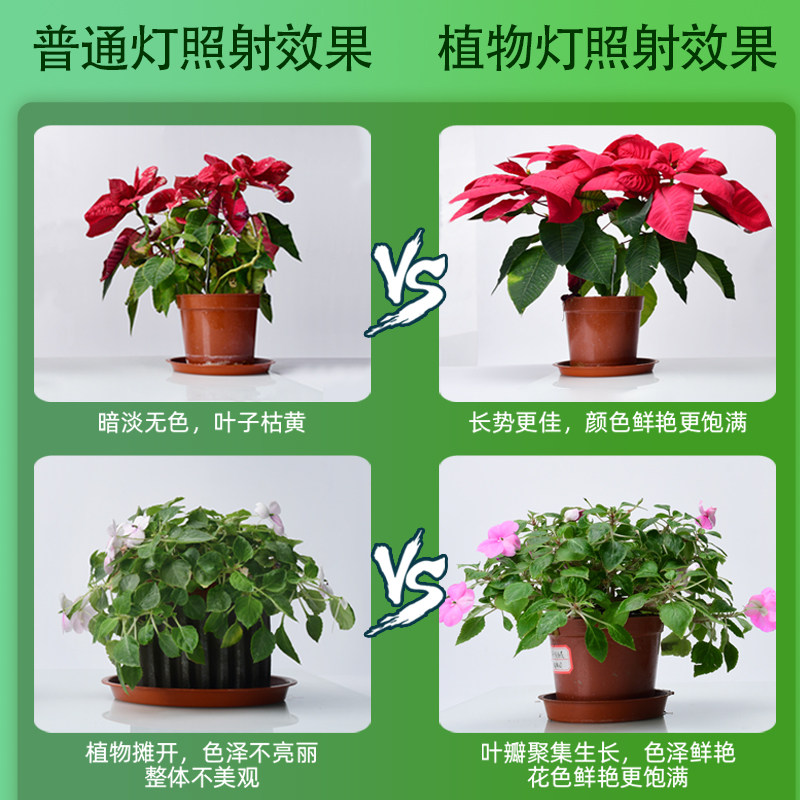 仿太阳光模拟灯全光谱植物补光灯阳台室内养兰花卉月季植物生长灯