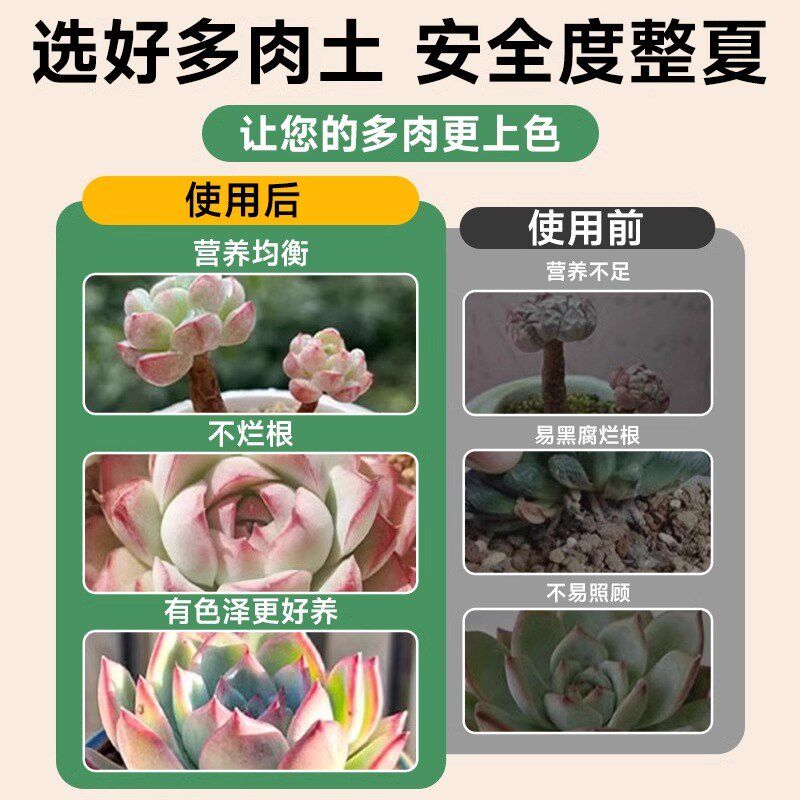 多肉营养土颗粒专用土壤种植多肉土养花通用型泥炭植物花土铺面石