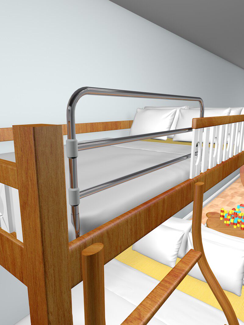 上铺可开合门防摔掉床护栏杆儿童高低子母床围栏加高床挡板防掉被