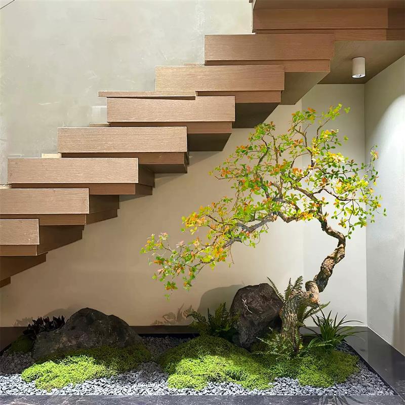 精品仿生海岛春花造景仿真植物橱窗绿植装饰马醉木假树简约组合