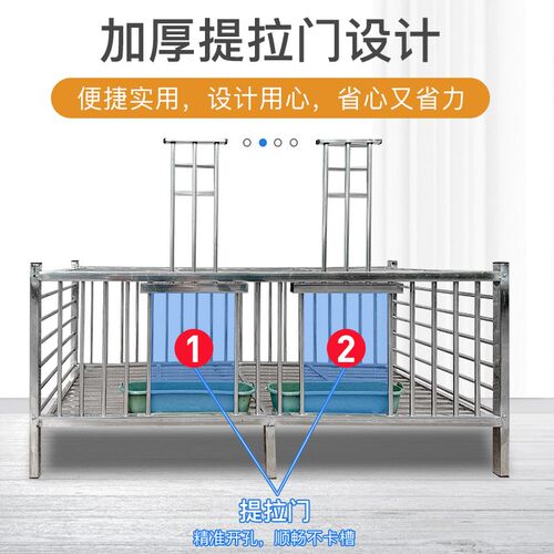 不锈钢鸡笼子家用养鸡养殖大号特大家庭室外兔子鸽子笼鸡舍加密鸭