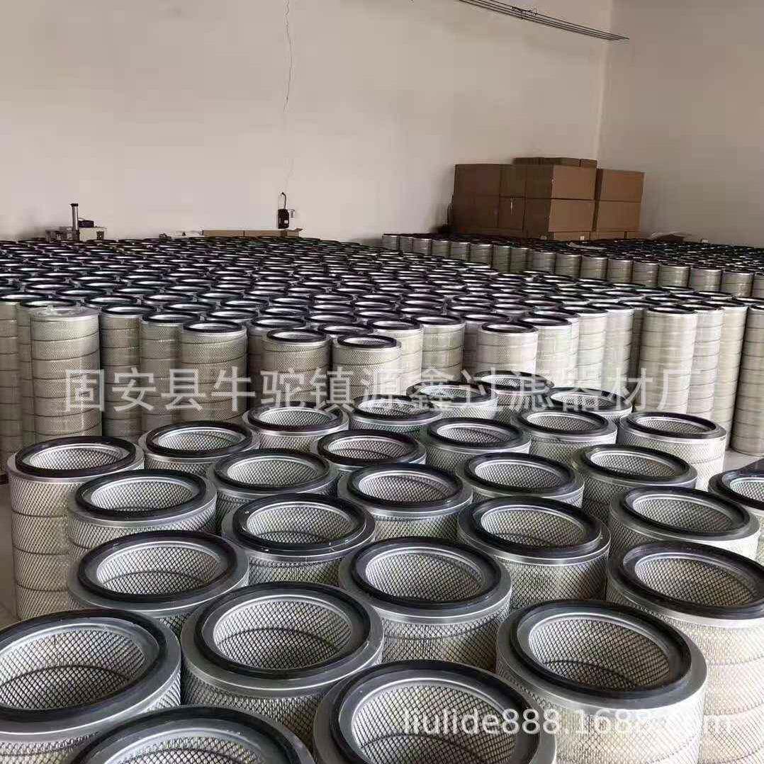 源鑫供应除尘滤筒六耳快拆喷塑粉末涂装喷砂抛丸机滤筒