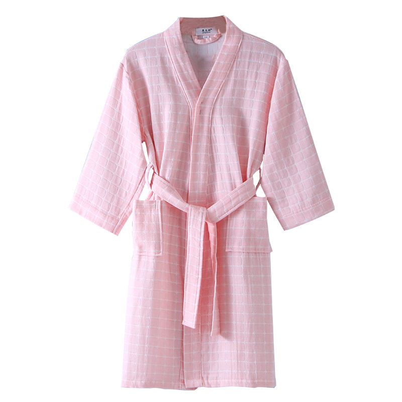 A类六层纯棉纱布儿童浴袍女童秋冬吸水可穿浴巾男童春秋毛巾浴衣