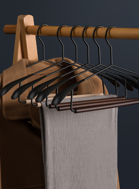 RGR高级感金属衣架家用挂衣加厚宽肩无痕衣挂西装衣服撑子衣撑