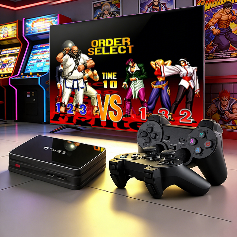 小霸王D106家用游戏机连接电视2026新款投影仪无线双手柄高清