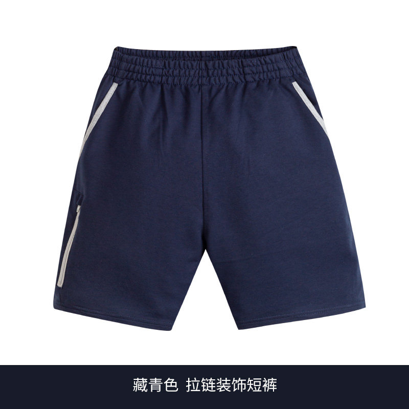 星森图儿童短裤夏季薄女童中裤中小学生校服英伦学院装男童五分裤