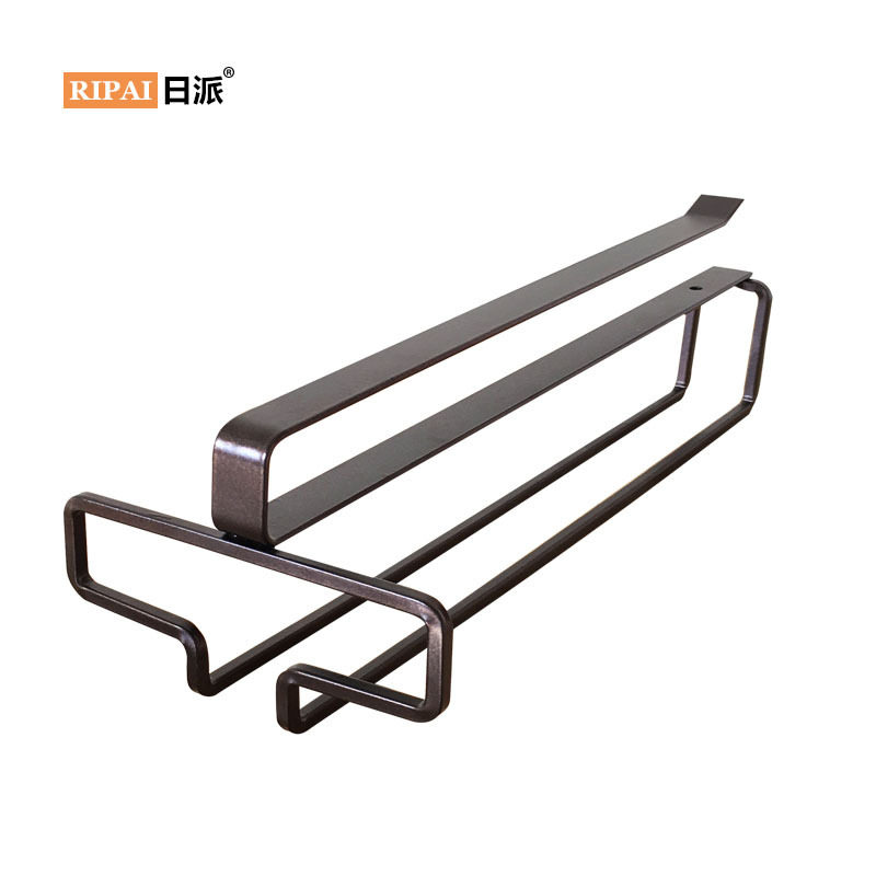 铁艺红酒杯倒挂架家用免打孔高脚杯架子橱柜创意挂杯架沥水