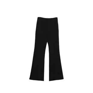 3.24 王福贵定制～高腰黑色超模喇叭裤 超模裤