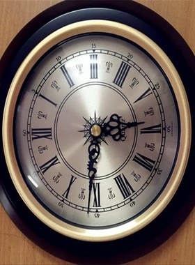 大气压计表,温湿度计表,时间钟表,三件套四功能木挂饰气象站