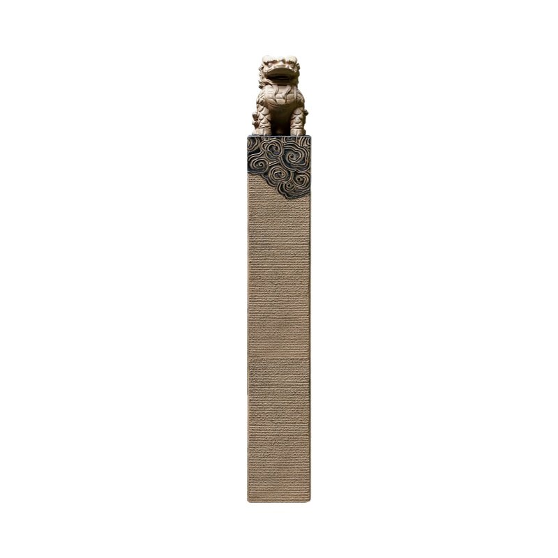 拴马桩石雕貔貅仿古拴马柱麒麟看门镇宅招财石头庭院花园布置摆件