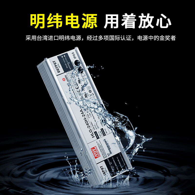 200瓦大功率广告logo投影灯文字图案门头户外室外防水高清投射灯