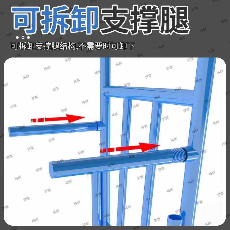 老虎车两轮手拉车手推车小推车拉货车手拖车手搬运车折叠载重王