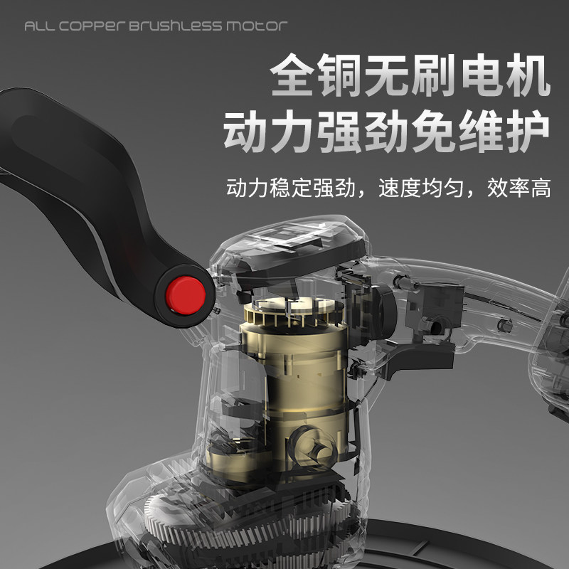 无刷充电式水泥砂浆收光机手持电动磨平机墙面磨光抹平锂电抹墙机
