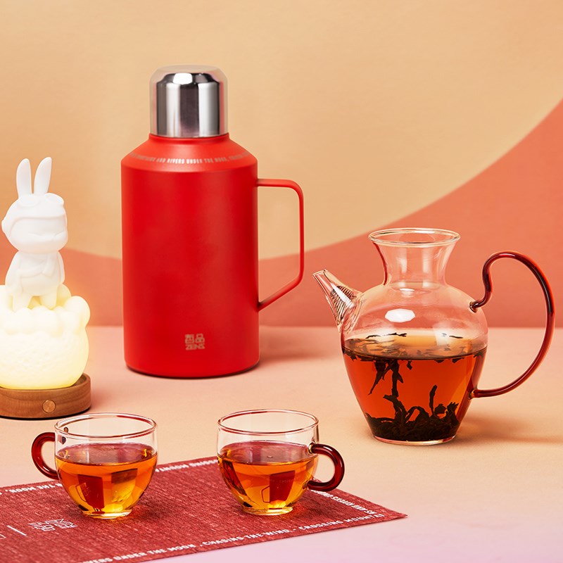 哲品便携式旅行茶具户外旅游泡茶套装露营喝茶装备茶壶玻璃快客杯