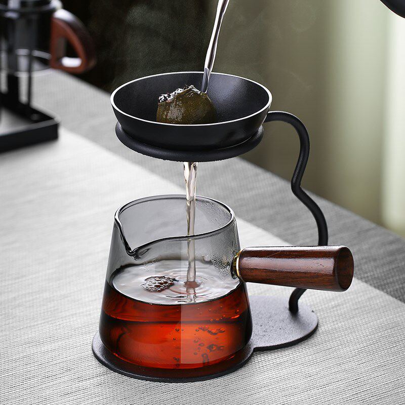 茶漏茶滤架懒人茶滤一体式创意茶道神器茶叶过滤配件功夫茶具陶瓷