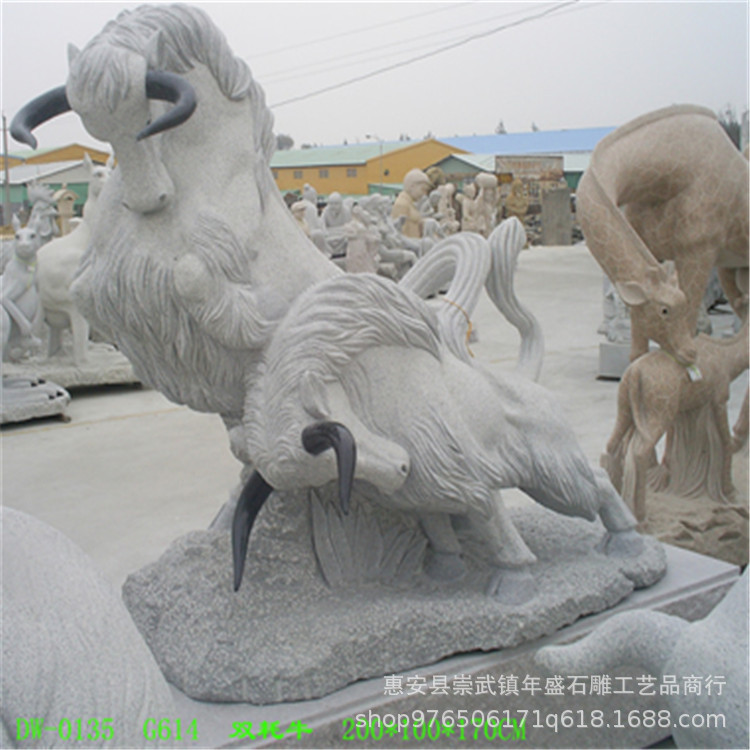 供应石雕花岗岩牧牛石头牛青石牛开荒牛耕牛华尔街牛花岗岩牛雕塑