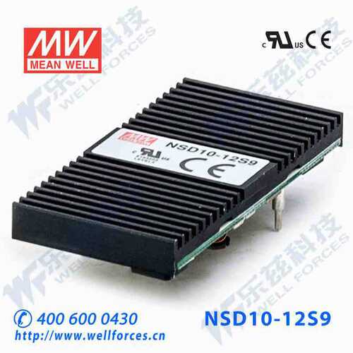 NSD10-12S9 10W 9.8~36V 输入 9V稳压输出明纬DC-DC变换电源