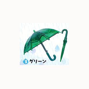喵零*预售扭蛋6迷你小雨伞P4 彩色微缩雨伞摆件周边玩具