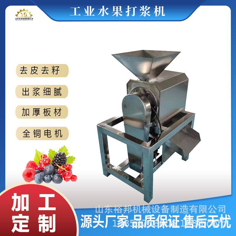 工业水果打浆机厂家 大型浆果渣浆分离机樱桃芒果覆盆子打浆机