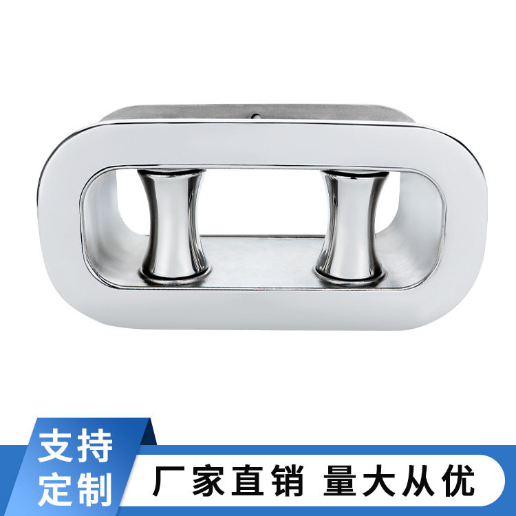 双轮导缆轮 316不锈钢游艇导缆孔船锚起锚机导轮穿孔船用五金配件