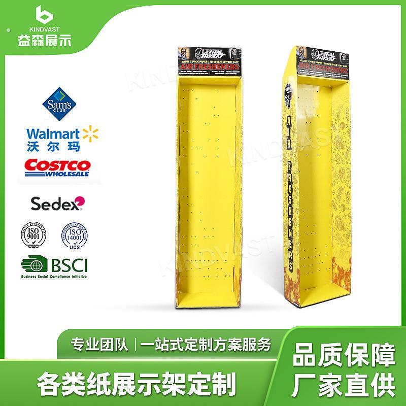 挂墙式纸货架超市纸挂架电子产品纸货架挂钩款纸货架东莞展架工厂