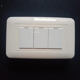 118 120型老式旧款家用墙面暗装一位3开单控开关面板双控开关卧室