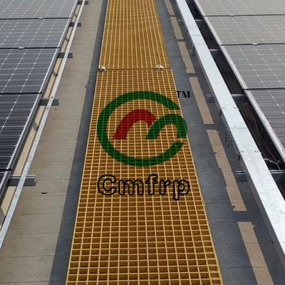 创盟工厂直供  FRP/GRP光伏运维通道板 玻璃钢格栅板 品质保证