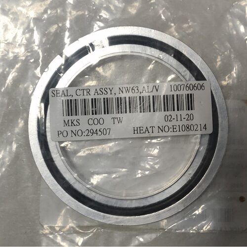MKS 中心圈 100760606 NW63, Viton O-ring, Aluminum