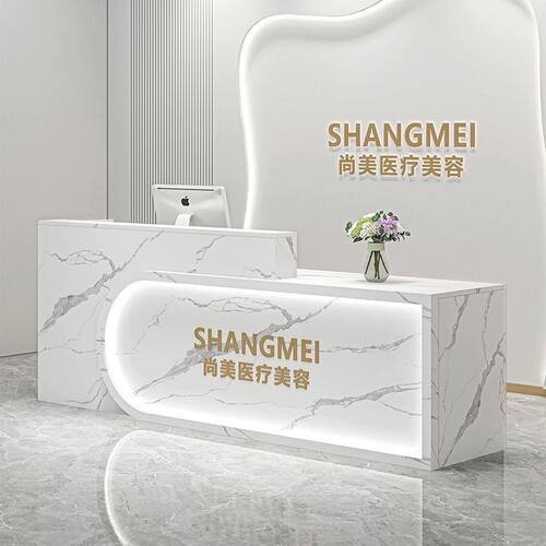 简约现代小型店铺收银台前台