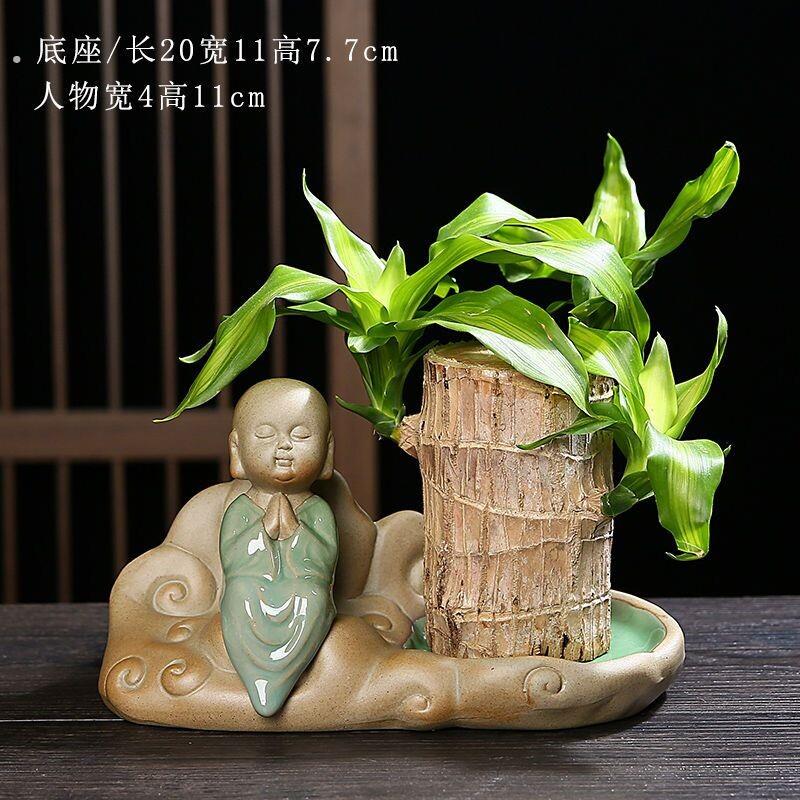 巴西木专用托盘幸运木植物拖盘子创意接水盘桌面绿植水培器皿植物