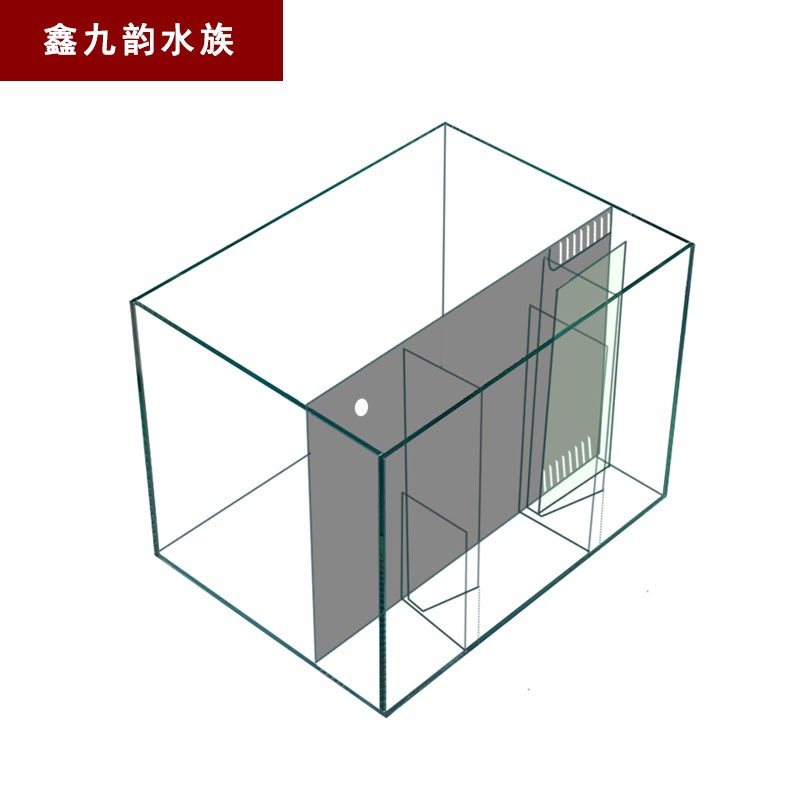 背滤侧滤 超白鱼缸水草缸客厅金鱼缸免换水 小型生态鱼缸水族箱