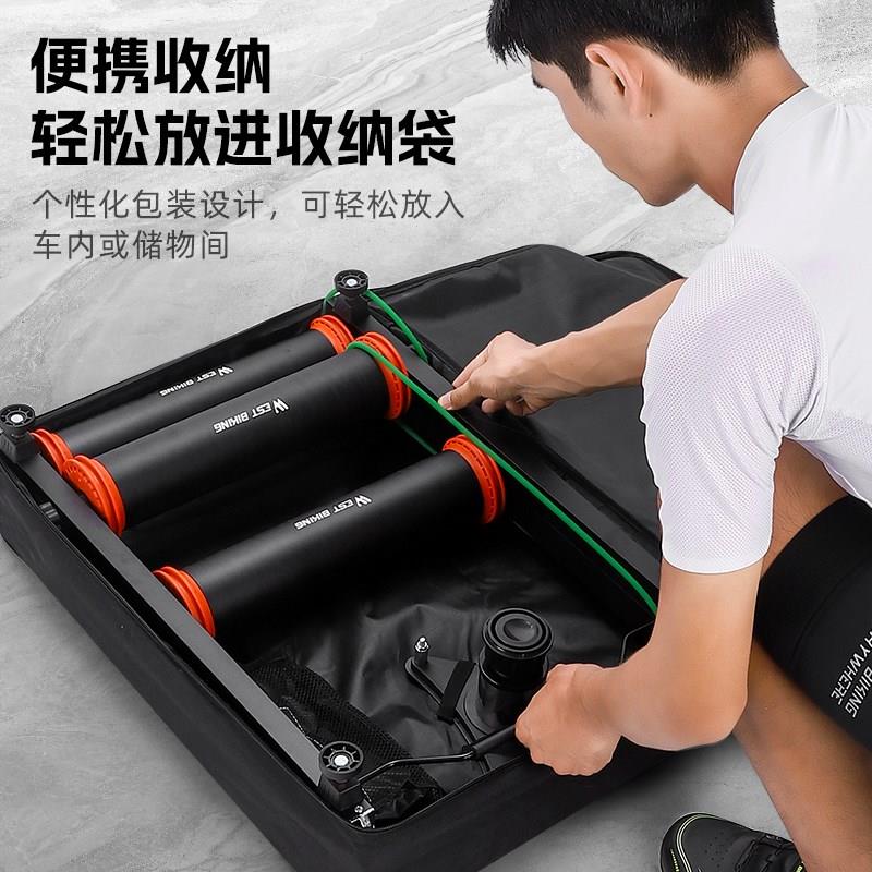 西骑者自行车滚筒骑行台公路车山地车铝合金训练台室内健身骑行