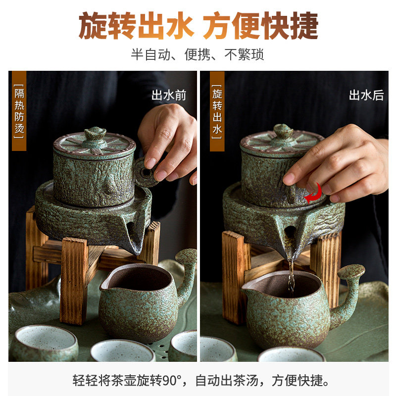 陶瓷功夫茶具送礼佳品懒人功夫茶具套装泡茶器端午节父亲节送领导