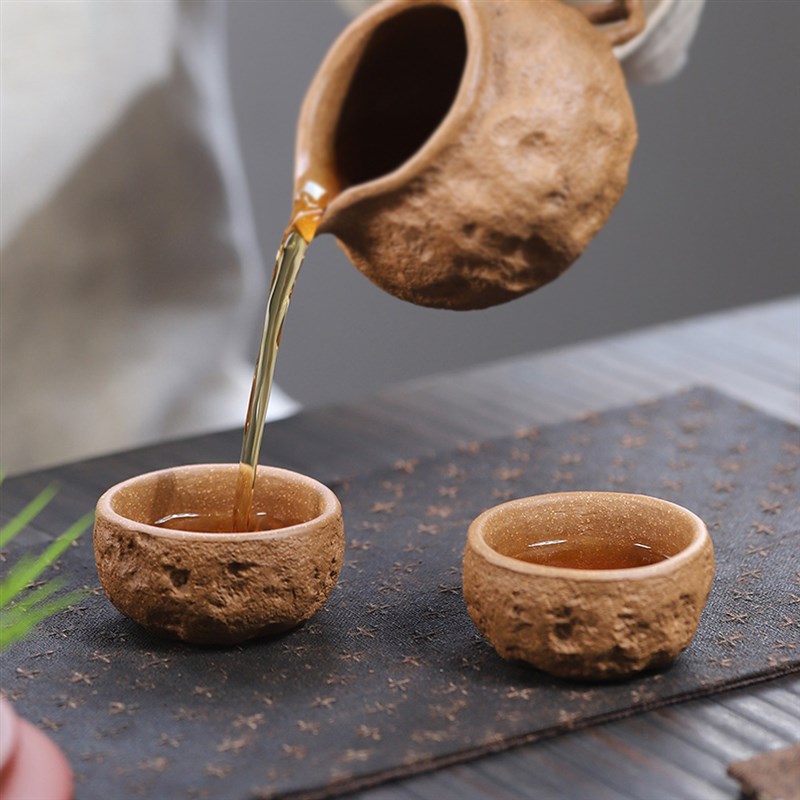 宜兴手工紫砂杯供春主人杯降坡泥茶杯品茗杯单杯个人专用杯子80ml