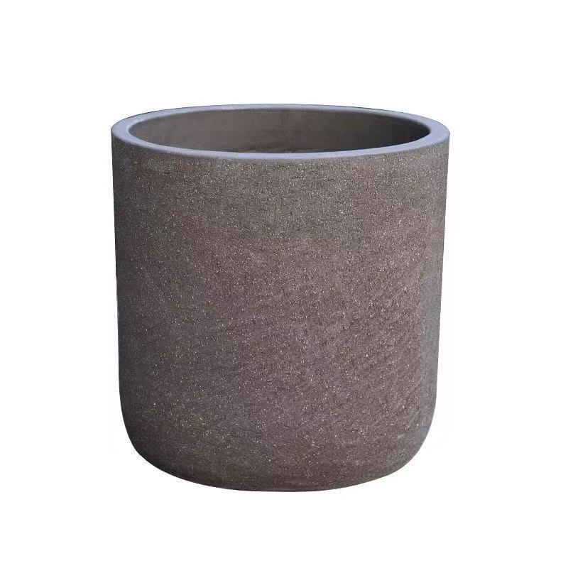 宜兴紫砂粗陶花盆大口径花盆大号栽树盆种树大盆客厅花盆复古