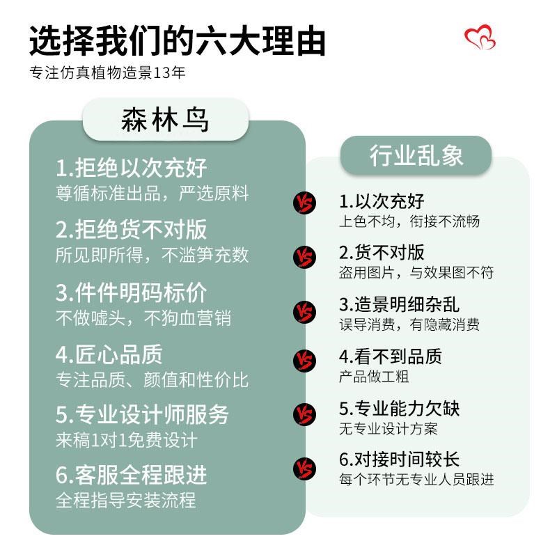 仿真植物假花假草塑料花箱花槽造景插花隔断栅栏花室内外楼盘摆设