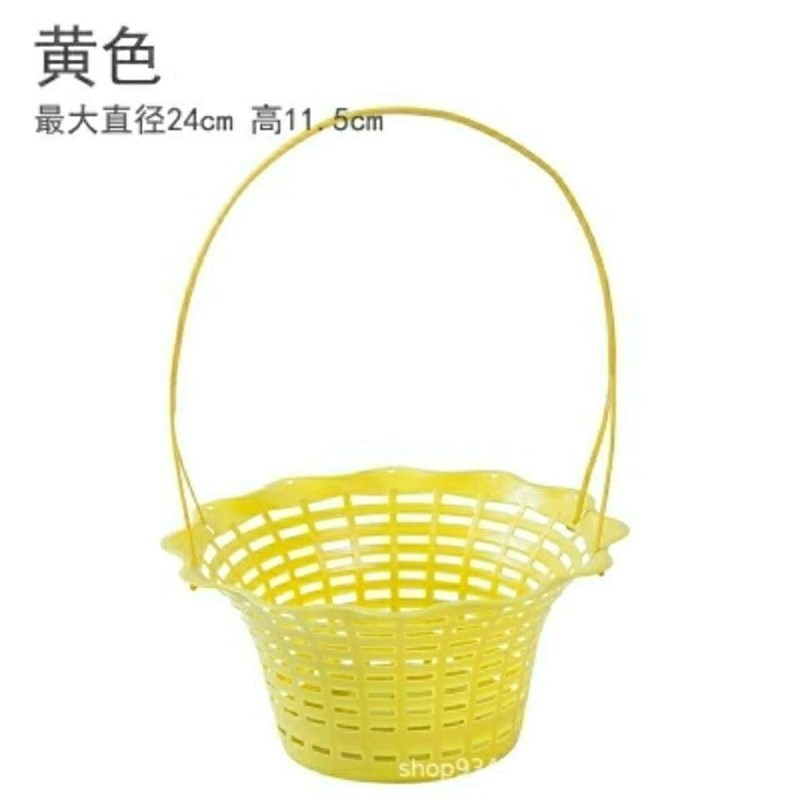 黑色清明节菊花花篮花盆盒子手提长方形底座