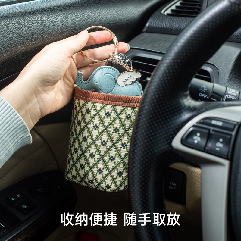 汽车出风口置物袋储物盒收纳盒车内收纳袋挂袋车载好物手机放置盒