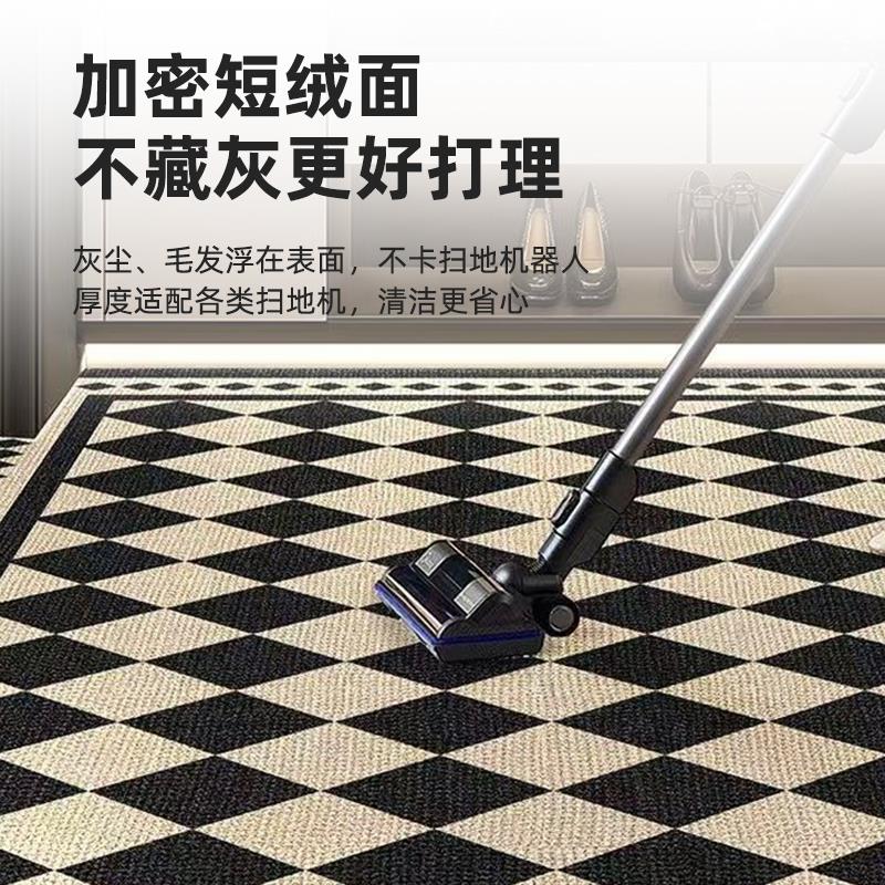 新款tpr圈绒入户门地垫家用耐脏地毯可裁剪垫子防滑进门脚垫玄关