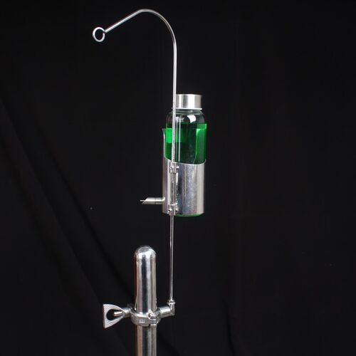 鹦鹉站架撞针水壶升降架梯子架使用玩具钩饮水器304不锈钢水嘴