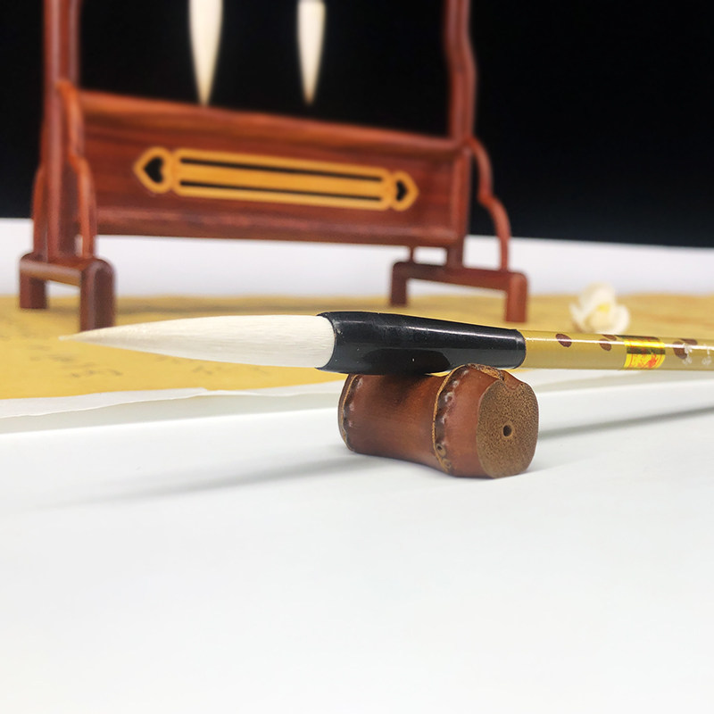 王一品斋笔庄天官牌兼毫毛笔套装文房四宝书画精品大中小号楷书毛