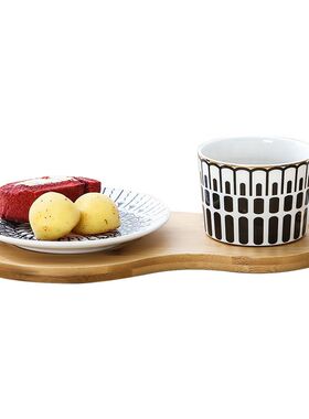 欧式骨瓷咖啡杯碟套装 家用早餐杯带盘 下午茶红茶杯带勺新品