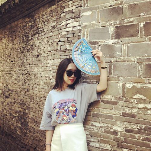 夏季复古中国风小扇子舞蹈旅游木扇孔雀翎中国风手工扇折扇女士
